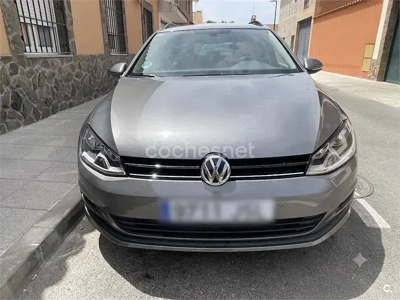 Usado VW Golf VII Advance 125 CV (91 kW) 2016 Gris / plata Familiar