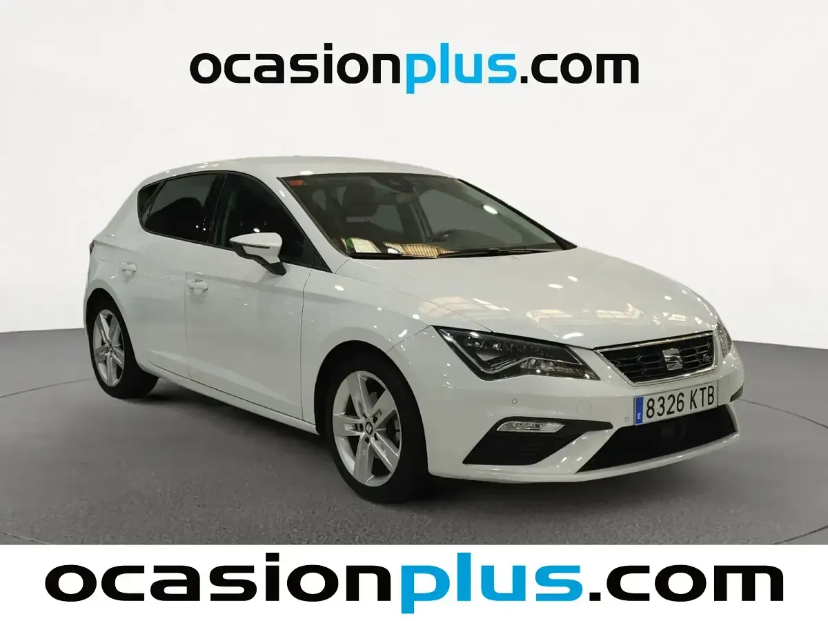 Usado Seat Leon FR 150 CV (110 kW) 2019 Blanco Berlina