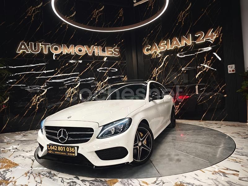 Blanco Usado 2017 Mercedes C250 Familiar | 19.500 € (Precio justo) - Imagen 1/4