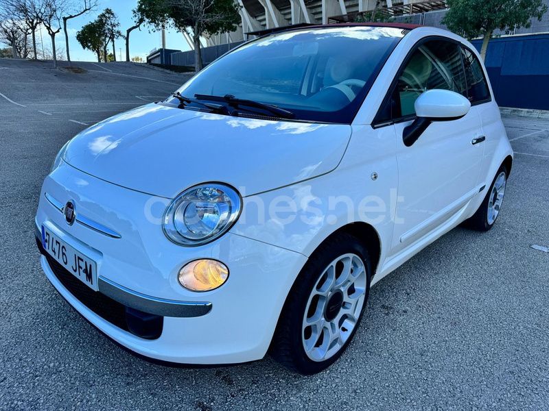 Blanco Usado 2015 Fiat 500 Lounge Descapotable | 8990 € (Un poco caro) - Imagen 1/4