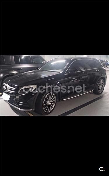 Usado Mercedes GLC250 AMG line 211 CV (155 kW) 2017 Negro SUV