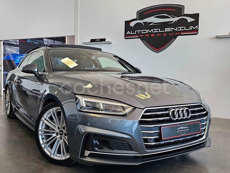 Gris / plata Usado 2018 Audi A5 Premium Coupe | 32.900 € (Caro) - Imagen 1/4