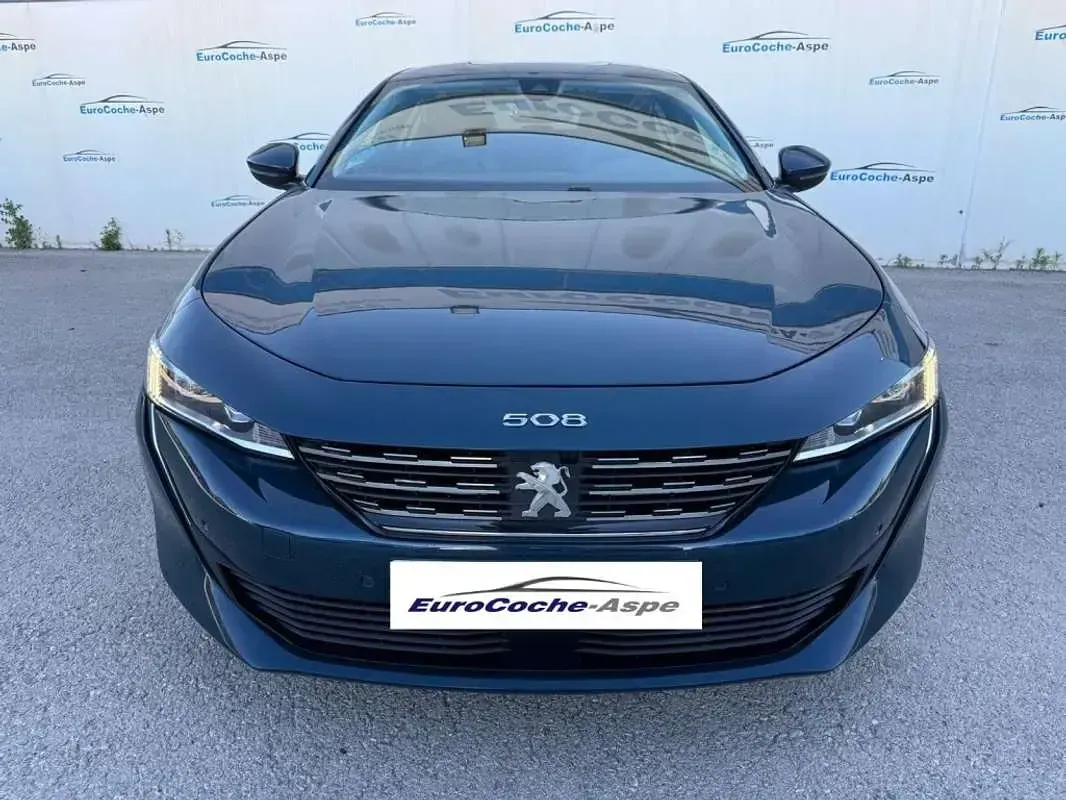 Usado Peugeot 508 Allure 131 CV (96 kW) 2021 Azul Berlina