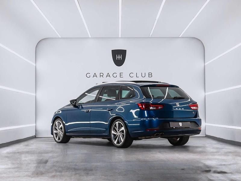 Usado Seat Leon ST FR 179 CV (131 kW) 2014 Azul Familiar