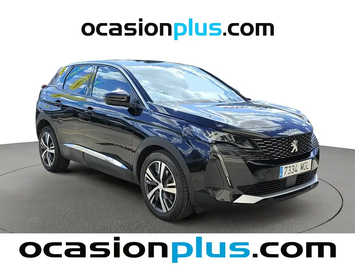 Käytetty Peugeot 3008 Allure 130 HP (95 kW) 2023 Musta Katumaasturi