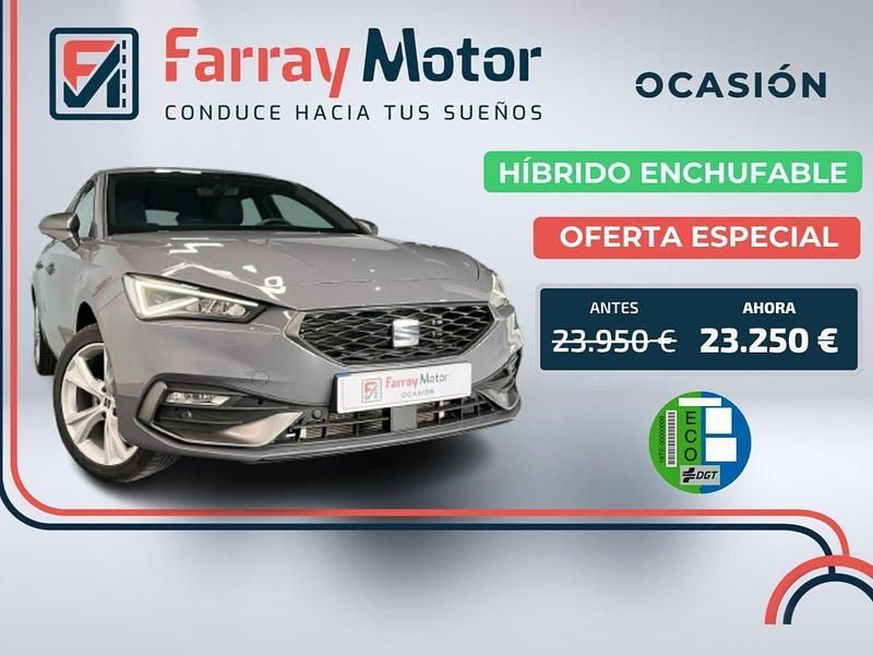 Gris / plata Usado 2023 Seat Leon FR Berlina | 23.250 € (Buen precio) - Imagen 1/4