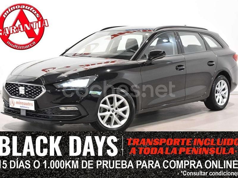 Negro Usado 2022 Seat Leon Style Familiar | 16.890 € (Buen precio) - Imagen 1/4
