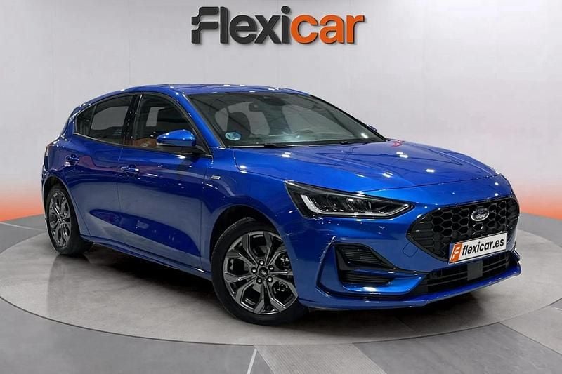 Azul Usado 2023 Ford Focus ST-Line Berlina | 17.990 € (Precio justo) - Imagen 1/4