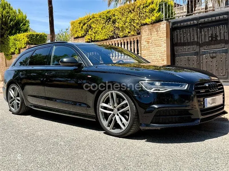 Usado Audi A6 S-Line 218 CV (160 kW) 2017 Negro Familiar