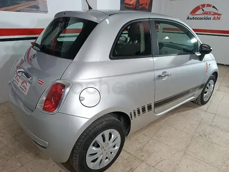 Usado Fiat 500 Pop 69 CV (50 kW) 2009 Gris / plata Descapotable