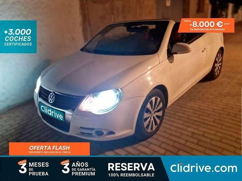 Blanco Usado 2007 VW Eos Descapotable | 6290 € (Precio justo) - Imagen 1/3