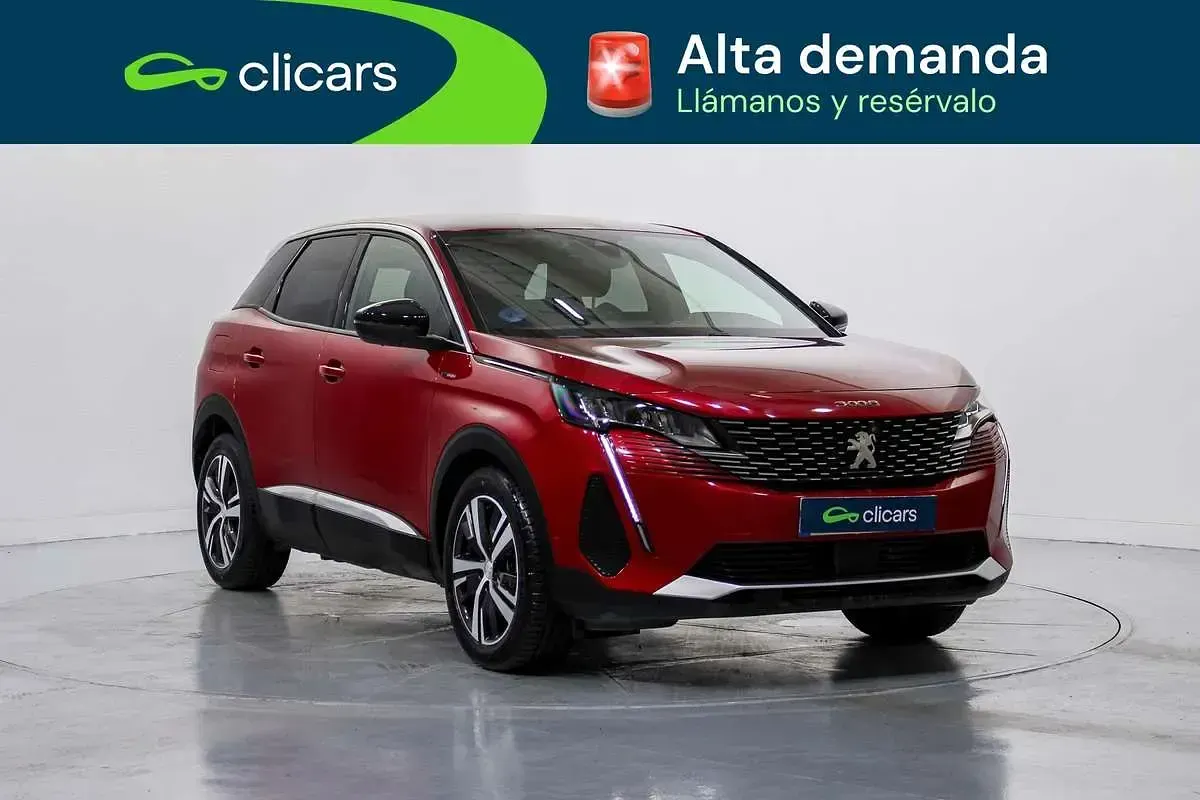 Usado Peugeot 3008 Allure 179 CV (131 kW) 2022 Rojo SUV