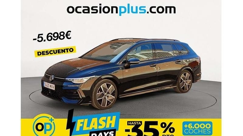Usado VW Golf VIII R-line 150 CV (110 kW) 2024 Negro Familiar