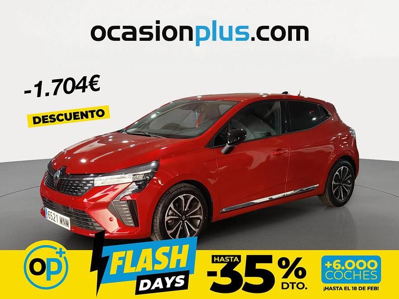 Usado Renault Clio V Techno 90 CV (66 kW) 2024 Rojo Berlina