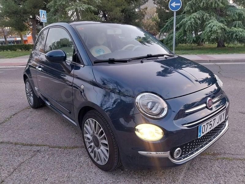 Usado Fiat 500 Lounge 69 CV (50 kW) 2016 Azul Berlina