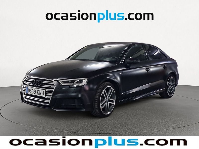 Negro Usado 2018 Audi A3 S-Line Berlina | 20.819 € (Buen precio) - Imagen 1/4