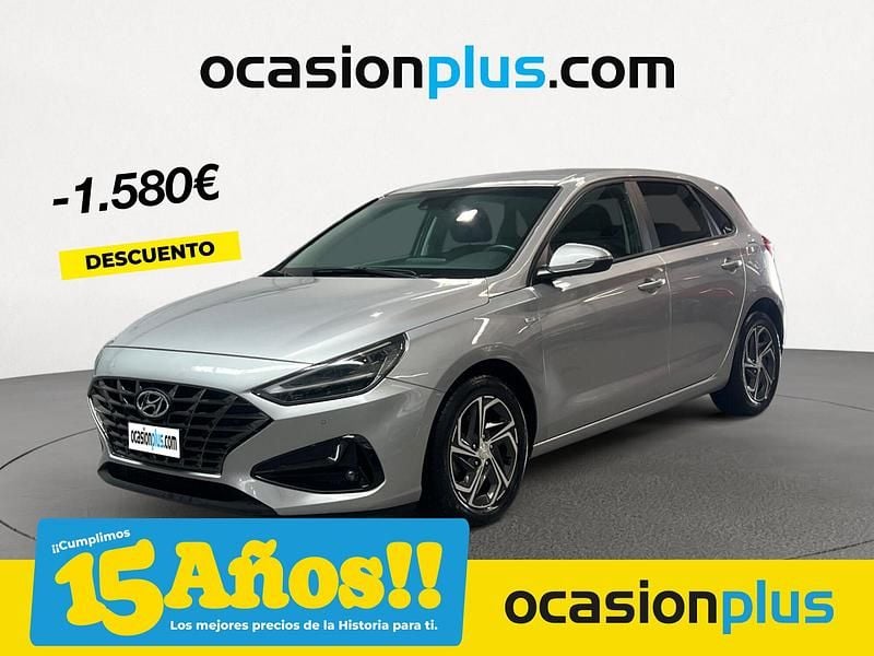 Gris Usado 2022 Hyundai i30 | 17.390 € (Precio justo) - Imagen 1/4