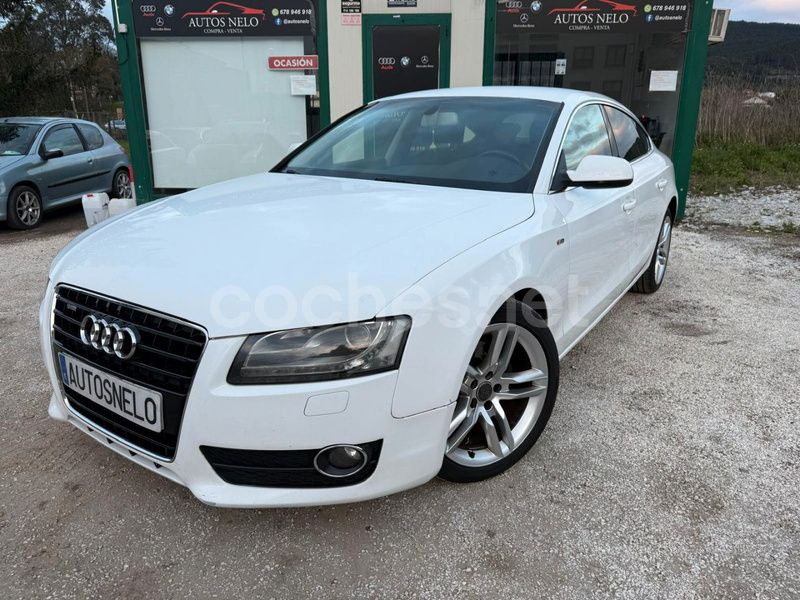 Blanco Usado 2010 Audi A5 Sportback Berlina | 8000 € (Un poco caro) - Imagen 1/4