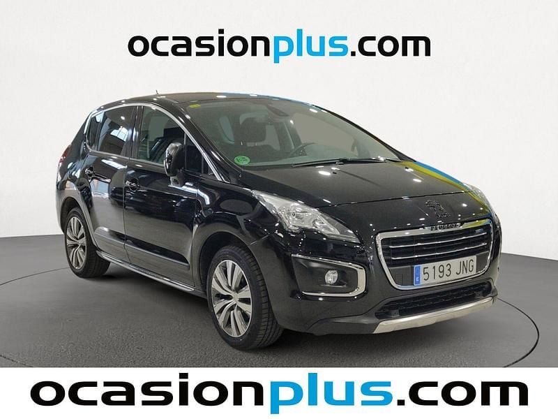 Usado Peugeot 3008 Style 120 CV (88 kW) 2016 Negro Berlina