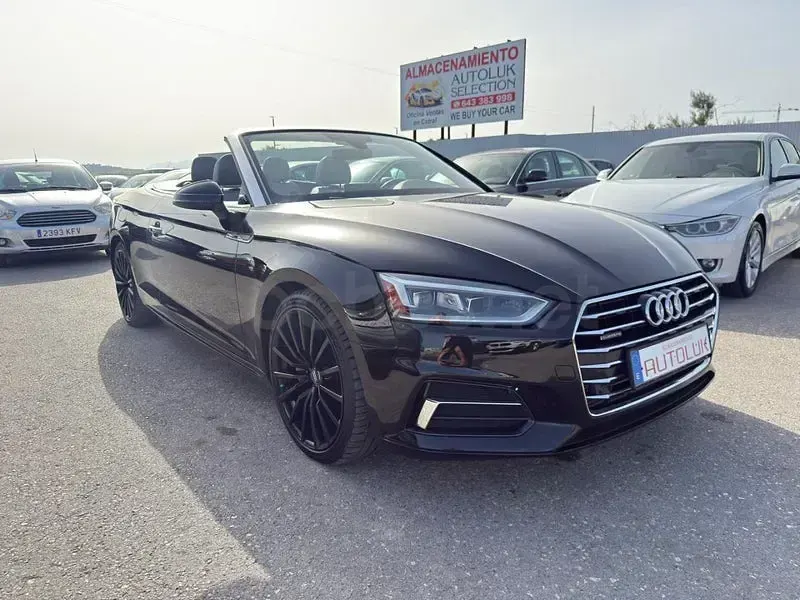 Usado Audi A5 Cabriolet Advanced 245 CV (180 kW) 2019 Negro Descapotable