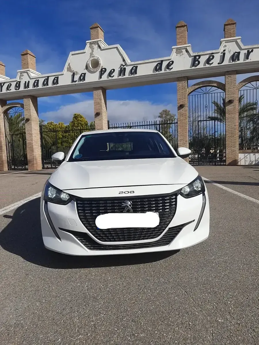 Usado Peugeot 208 Active 100 CV (73 kW) 2020 Blanco Utilitario