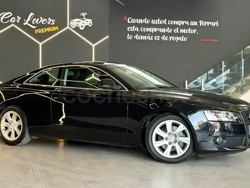Usado Audi A5 190 CV (139 kW) 2008 Negro Coupe