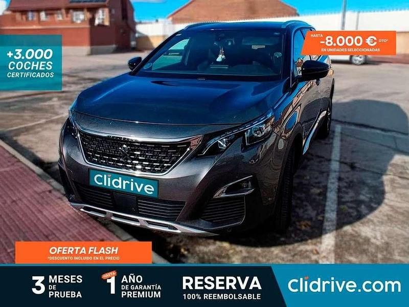 Gris Usado 2019 Peugeot 5008 GT-line SUV | 18.190 € (Precio justo) - Imagen 1/3