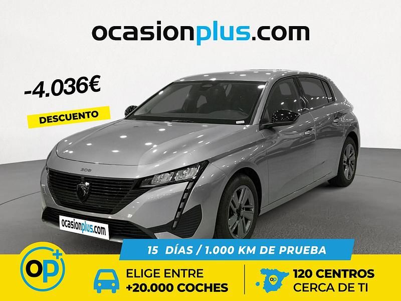 Usado Peugeot 308 Active 130 CV (95 kW) 2024 Gris Berlina