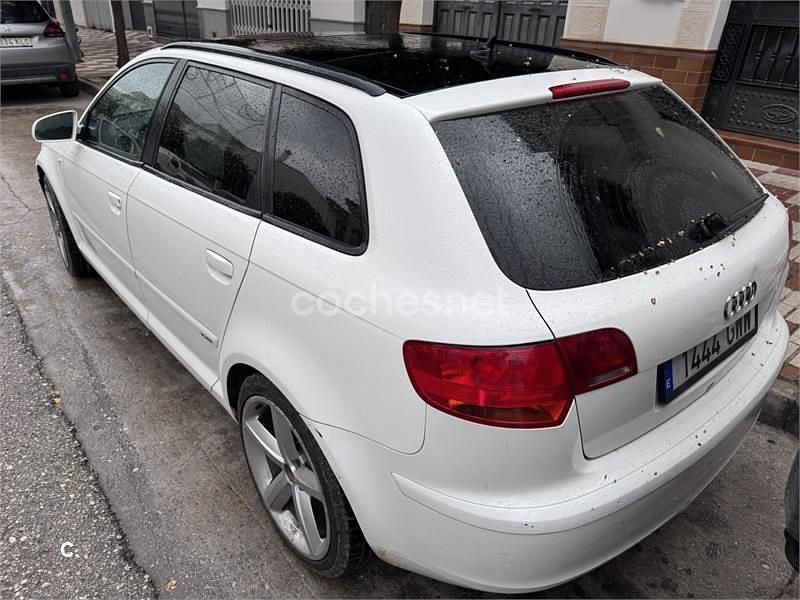 Usado Audi A3 170 CV (125 kW) 2008 Blanco Berlina