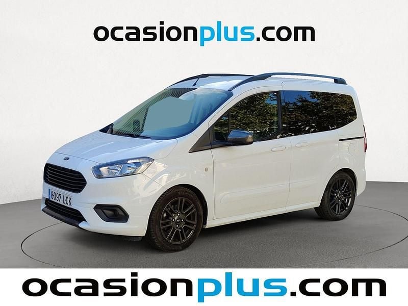 Blanco Usado 2019 Ford Tourneo Courier Sport Monovolumen | 16.355 € (Precio justo) - Imagen 1/4