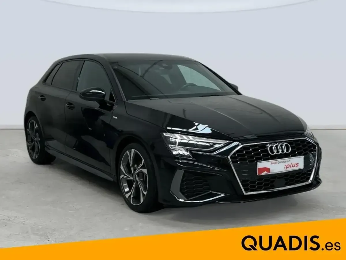 Usado Audi A3 S-Line 150 CV (110 kW) 2022 Negro Berlina