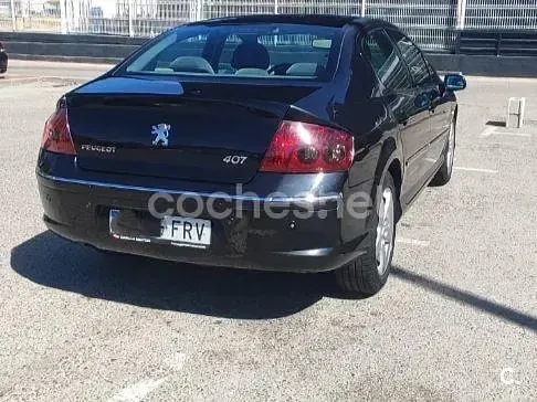 Usado Peugeot 407 Premium 136 CV (100 kW) 2008 Negro Berlina