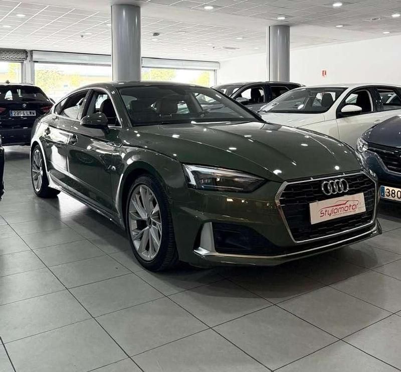 Verde Usado 2021 Audi A5 Sportback Advanced Plus Utilitario | 33.490 € (Precio justo) - Imagen 1/4