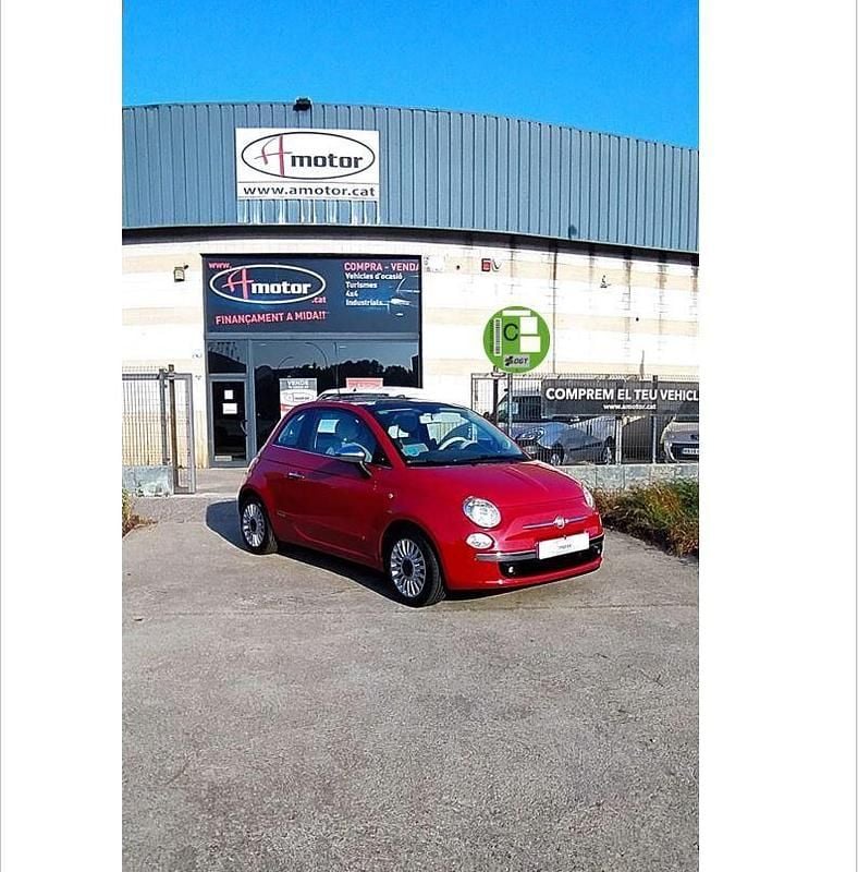 Rojo Usado 2009 Fiat 500 Lounge Utilitario | 5890 € (Precio justo) - Imagen 1/4