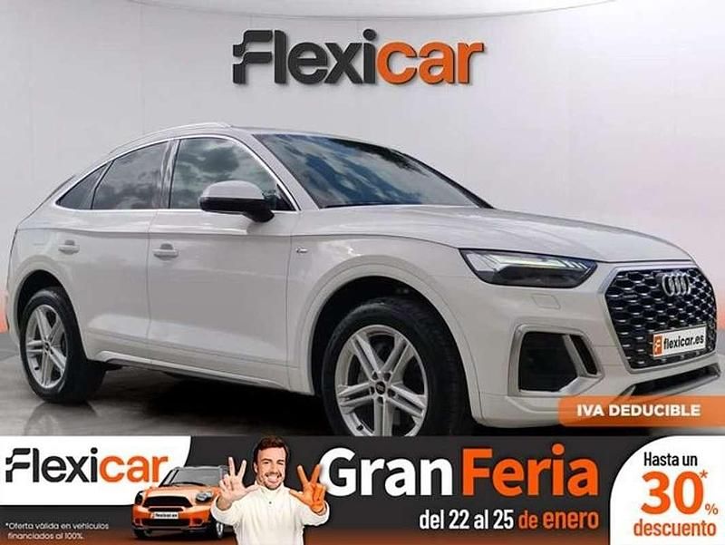 Blanco Usado 2022 Audi Q5 S-line plus SUV | 36.290 € (Un poco caro) - Imagen 1/4