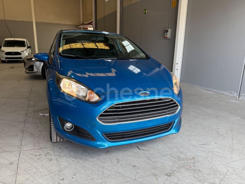 Azul Usado 2015 Ford Fiesta Titanium Utilitario | 6950 € (Buen precio) - Imagen 1/4