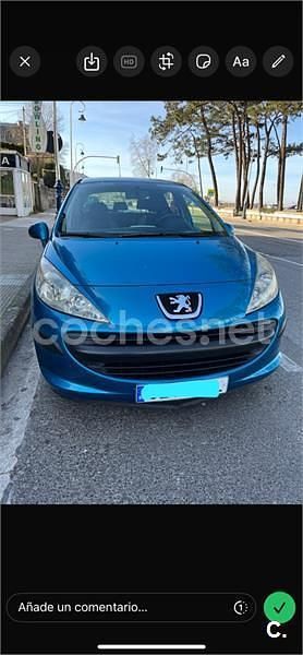 Usado Peugeot 207 95 CV (69 kW) 2008 Azul Berlina
