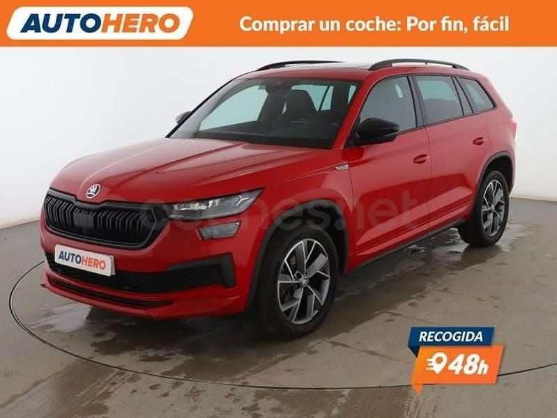Usado Skoda Kodiaq SportLine 150 CV (110 kW) 2023 Rojo SUV