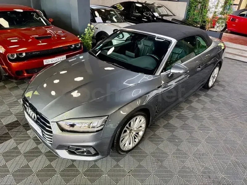 Usado Audi A5 Cabriolet 190 CV (139 kW) 2019 Gris / plata Descapotable