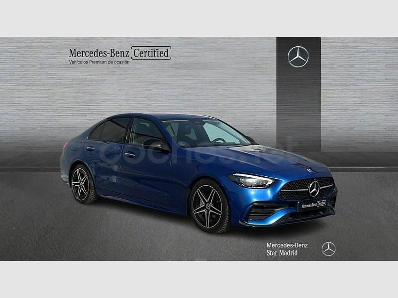 Usado Mercedes C200 163 CV (119 kW) 2022 Azul Berlina