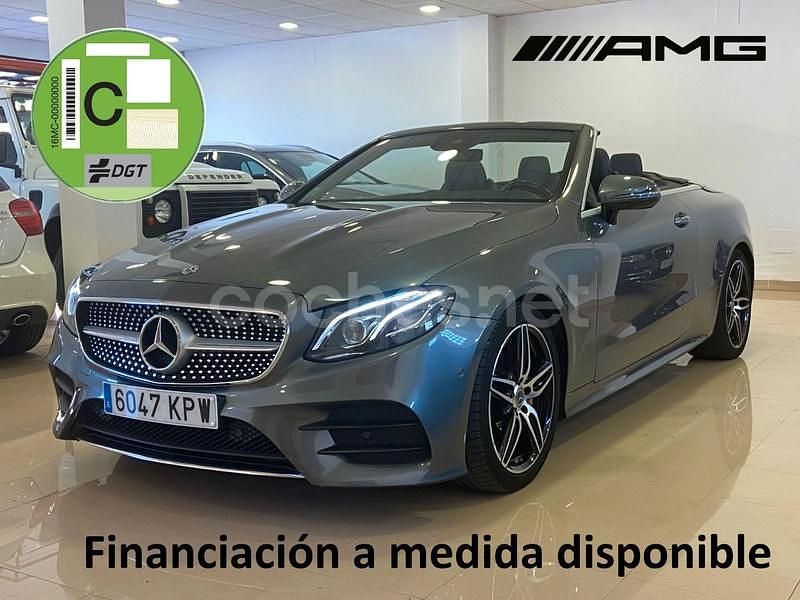 Gris / plata Usado 2018 Mercedes E220 Descapotable | 35.990 € (Precio justo) - Imagen 1/4