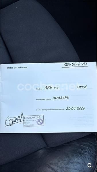 Usado BMW 328 193 CV (141 kW) 2000 Rojo Coupe