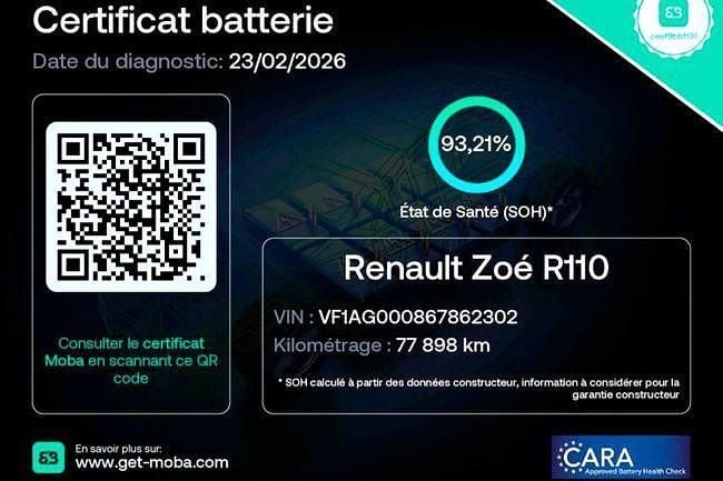 Usado Renault Zoe Business 80 kW (109 CV) 2022 Blanco Utilitario
