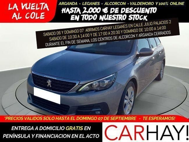 Gris Usado 2020 Peugeot 308 Active Familiar | 10.590 € (Precio justo) - Imagen 1/4