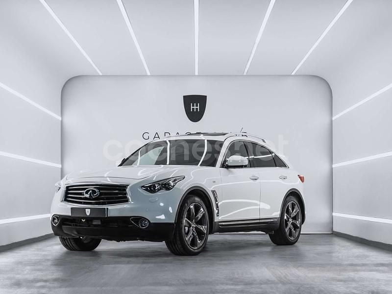 Blanco Usado 2014 Infiniti QX70 Premium SUV | 15.499 € - Imagen 1/4