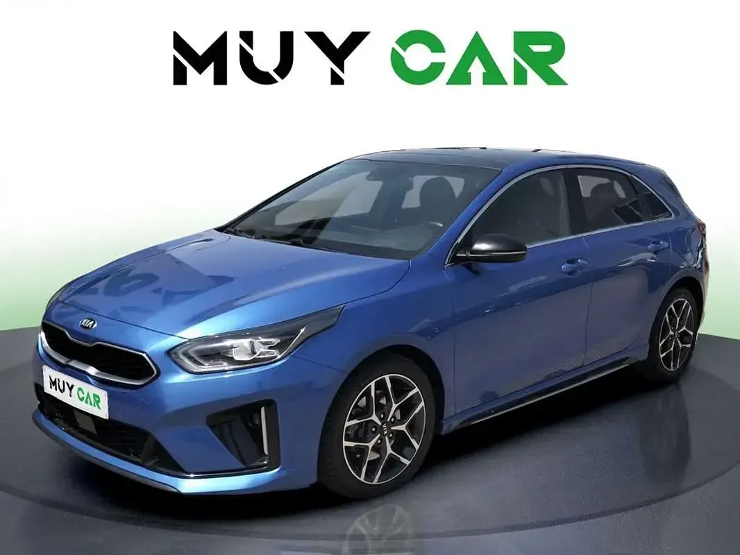 Usado Kia Ceed GT GT-Line 136 CV (100 kW) 2022 Azul Utilitario