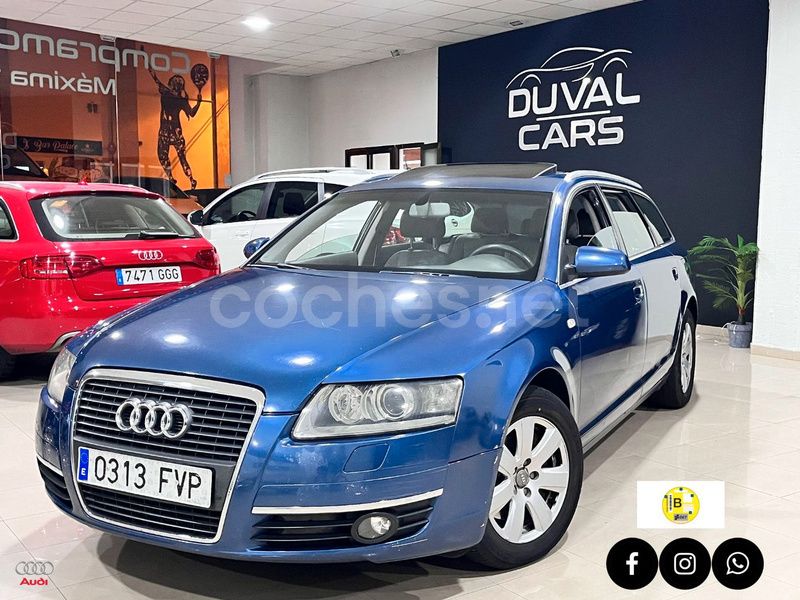 Azul Usado 2007 Audi A6 Familiar | 4990 € (Precio justo) - Imagen 1/4
