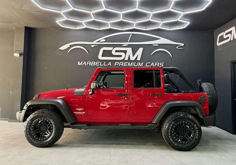 Usado Jeep Wrangler Sahara 284 CV (208 kW) 2013 Rojo SUV