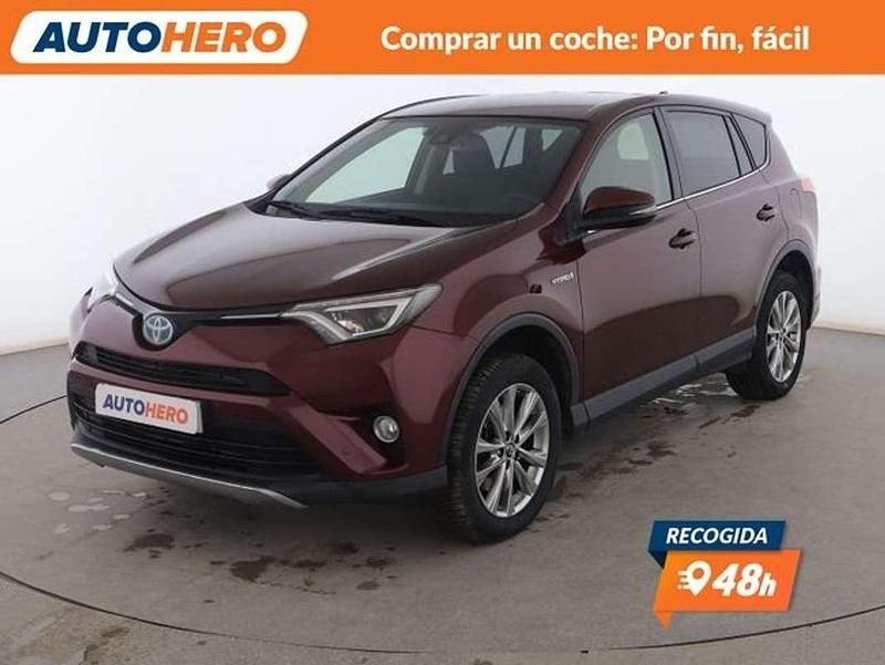 Rojo Usado 2017 Toyota RAV4 Hybrid Advance SUV | 18.570 € (Buen precio) - Imagen 1/3