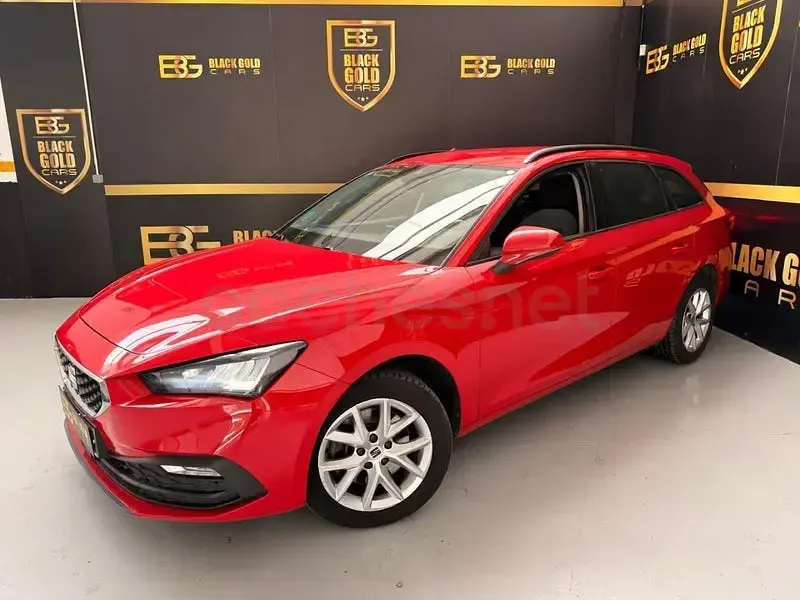 Brugt Seat Leon Style 150 HK (110 kW) 2021 Rød Stationcar